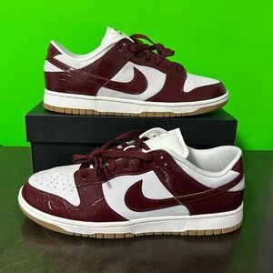 NEW Nike Dunk Low “Dark Red Croc” • US Size 12 Women’s / Fits 10.5 Men’s